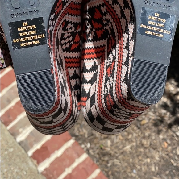 Multicolored wedge shoes - Picture 7 of 10